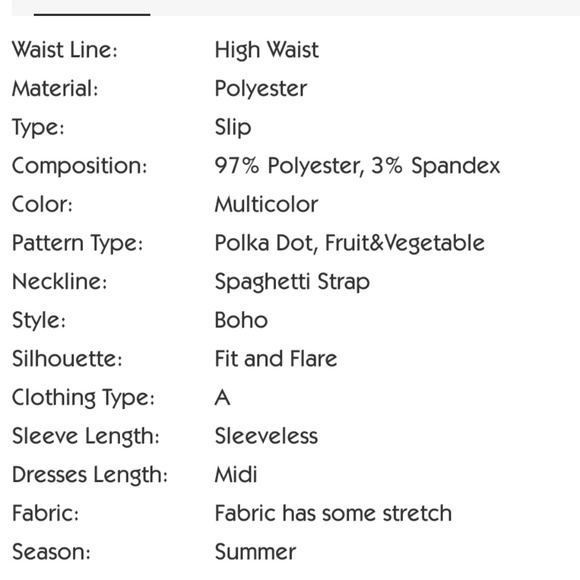 *2X LEFT!* Plus Size Lemon Dot Cami Dress - Picture 6 of 6